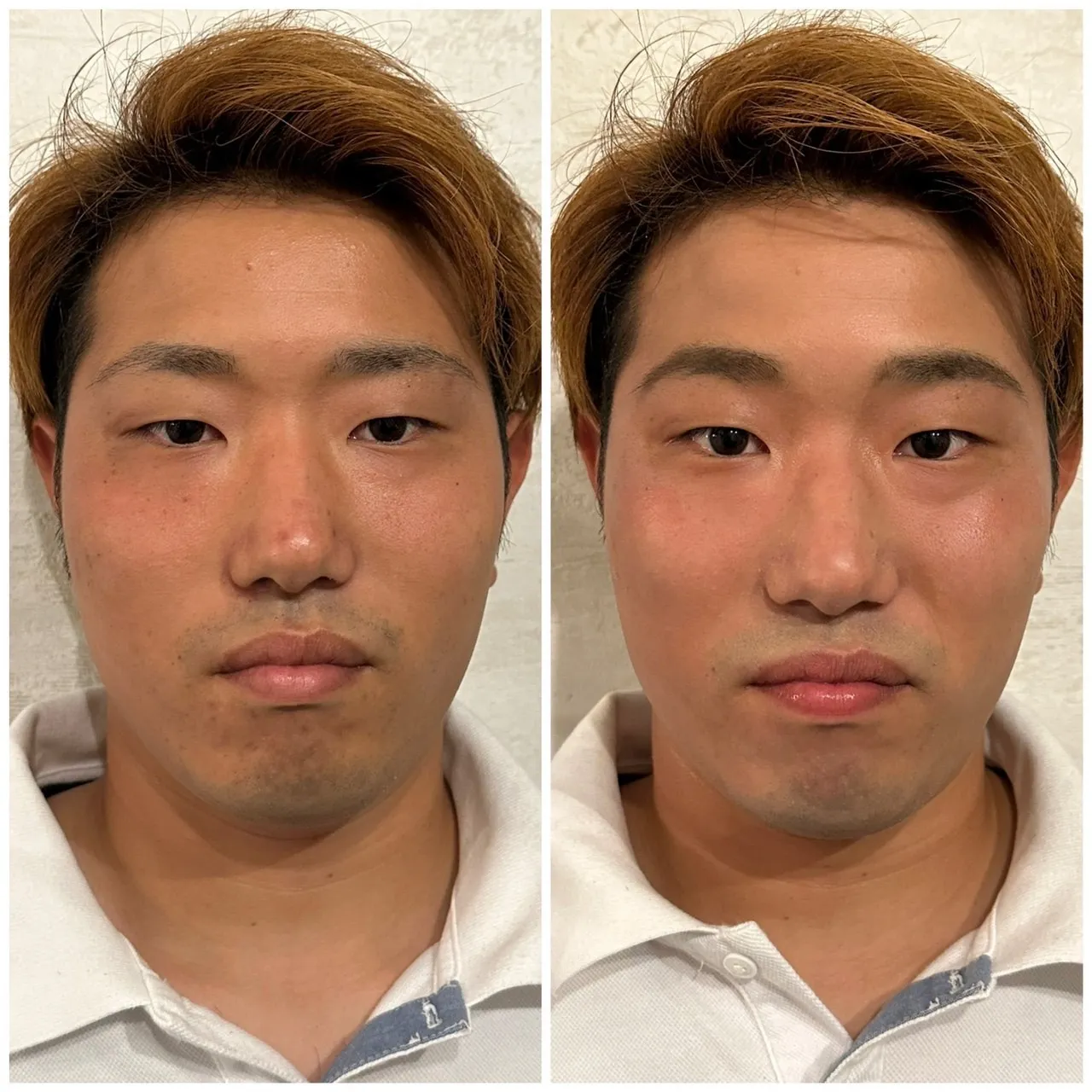 身だしなみメンズメイク ビフォーアフター